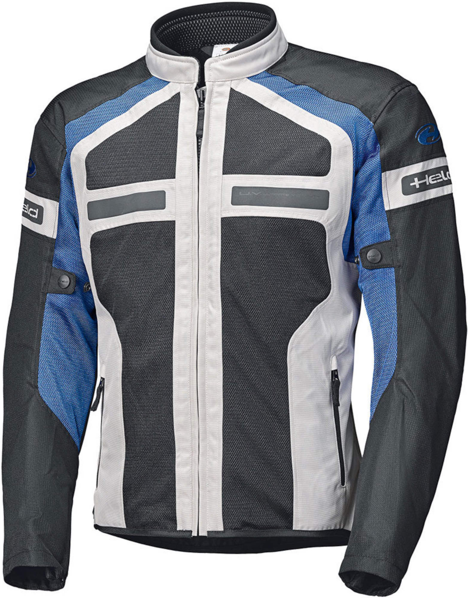 Held Tropic 3.0 Motorfiets textiel jas grijs/blauw XS Figuur 1