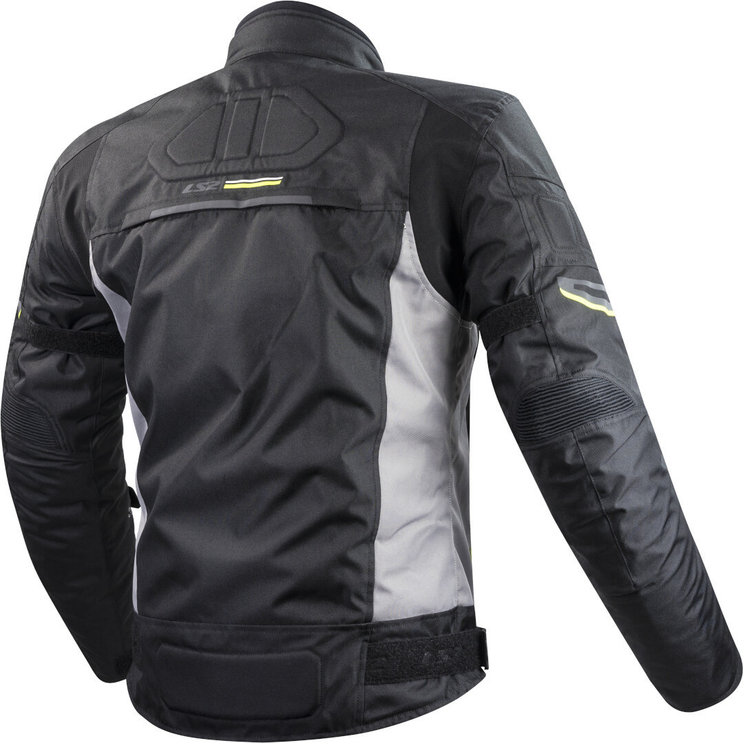 LS2 Shadow Veste textile de moto imperméable noir/néon M Figure 2