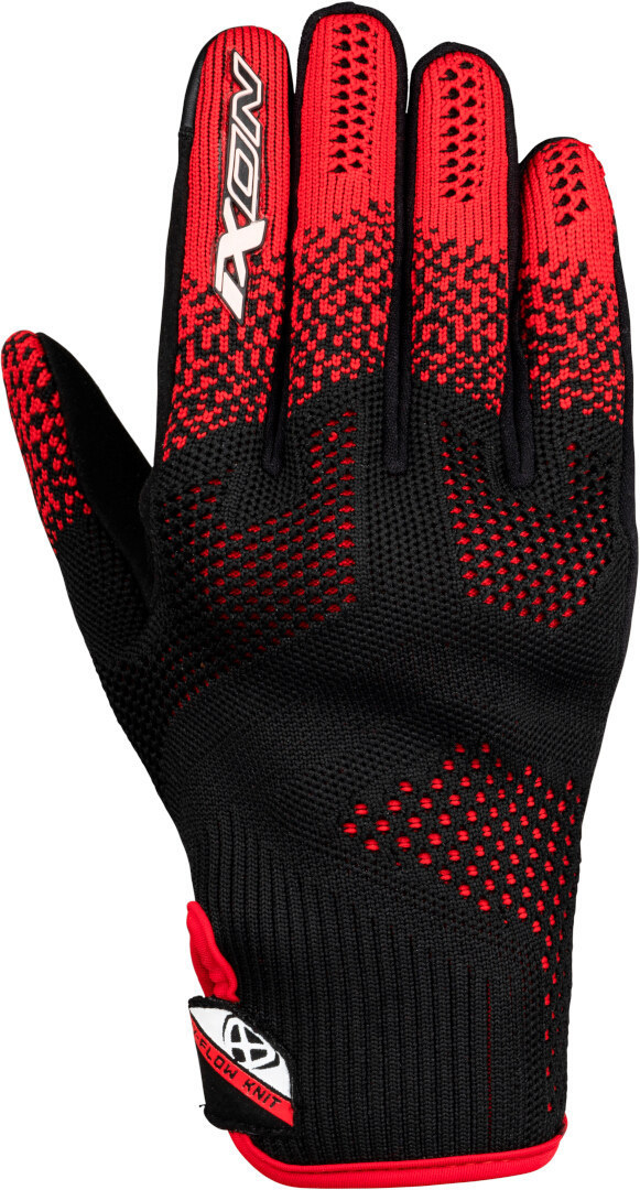 Ixon Ixflow Guanti da moto nero/rosso M Figura 1