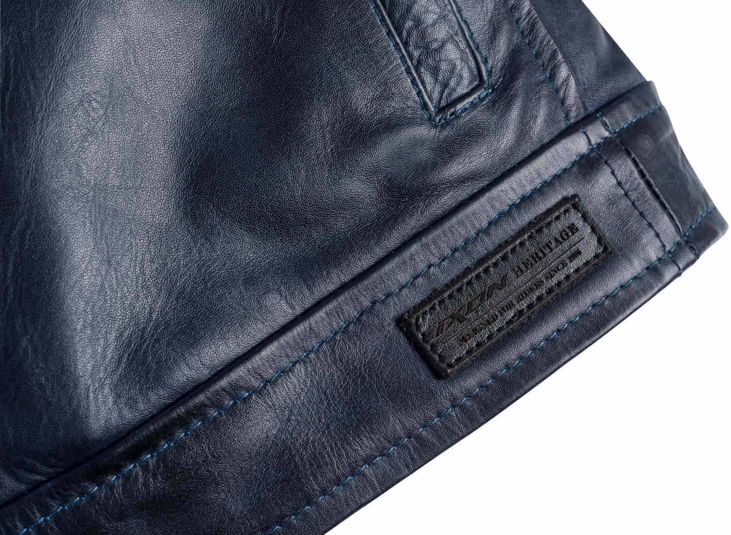 Ixon Spark Motorcycle Leather Jacket navy blue M Figure 4