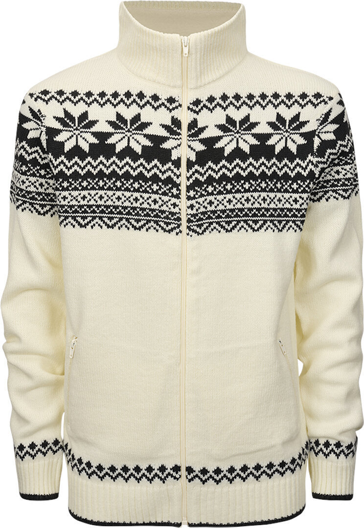 Brandit Norweger Pull Zip Blanc/Noir 4XL Figure 1