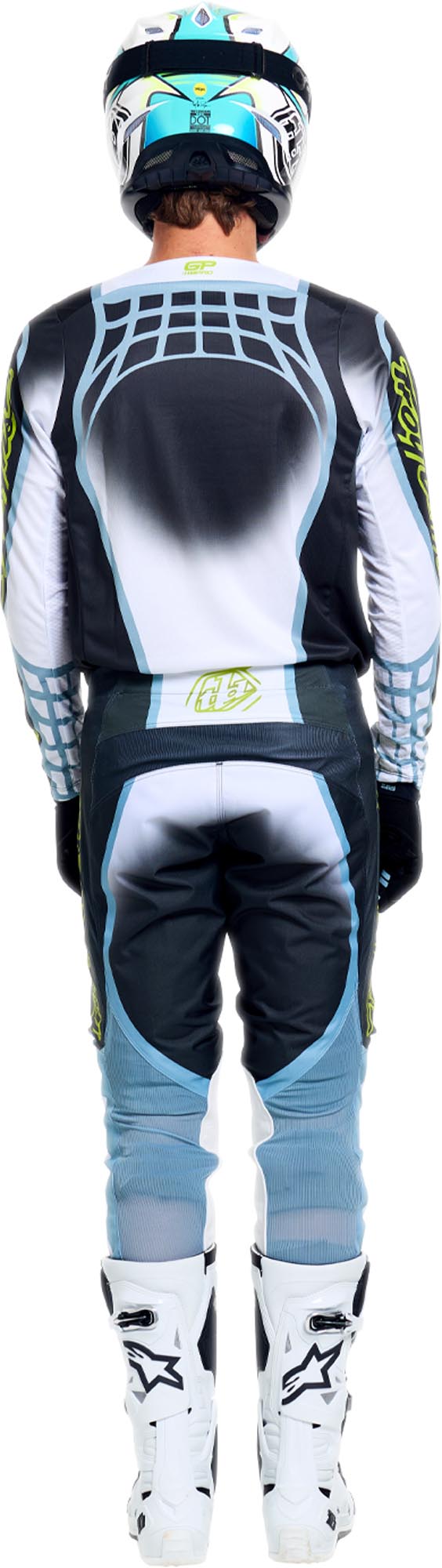 Troy Lee Designs GP Pro Framework Pantaloni da motocross carbonio/grigio 34 Figura 4