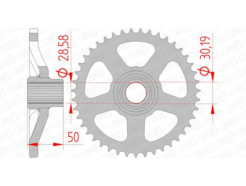 AFAM Standard stålkrona 35100 - 415 Figur 2