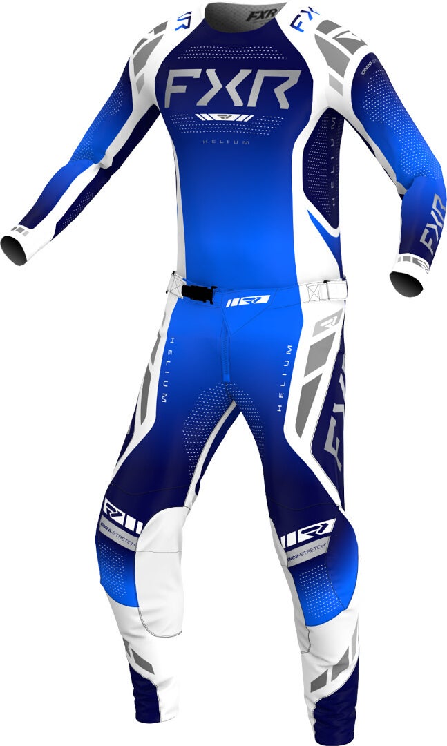 FXR Helium 2025 Youth Motocross Pants blue/white 26 Figure 3