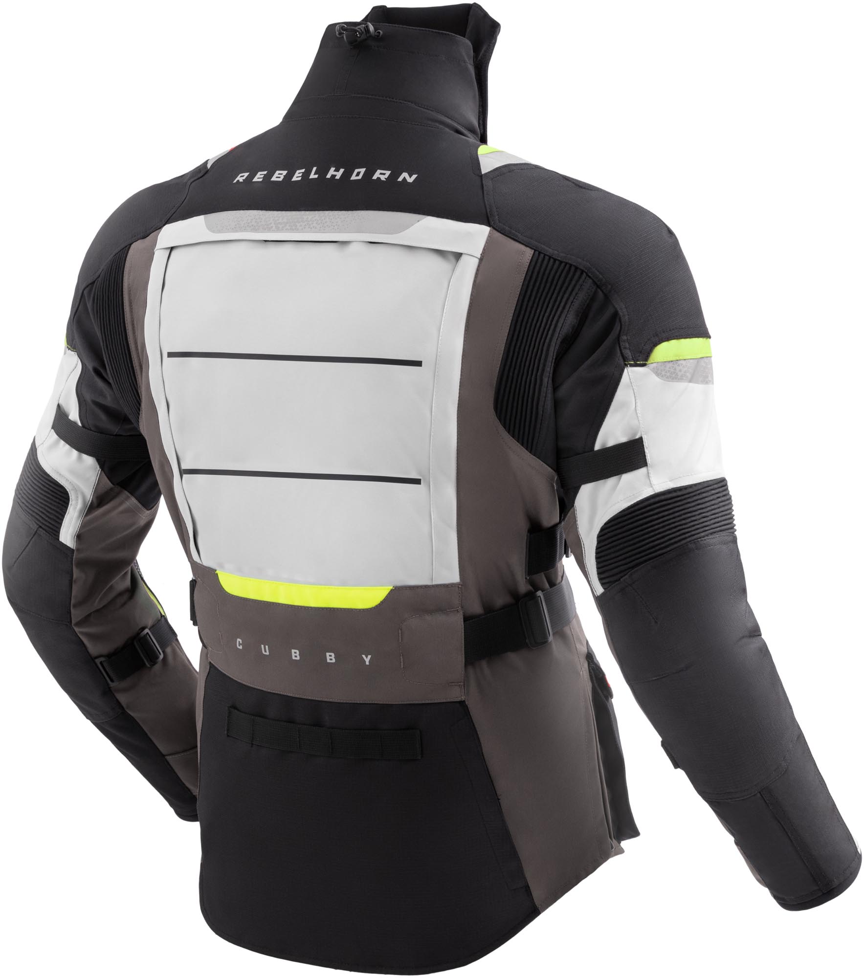 Side view of Rebelhorn Cubby 5 waterproof Motorcycle Textile Jacket