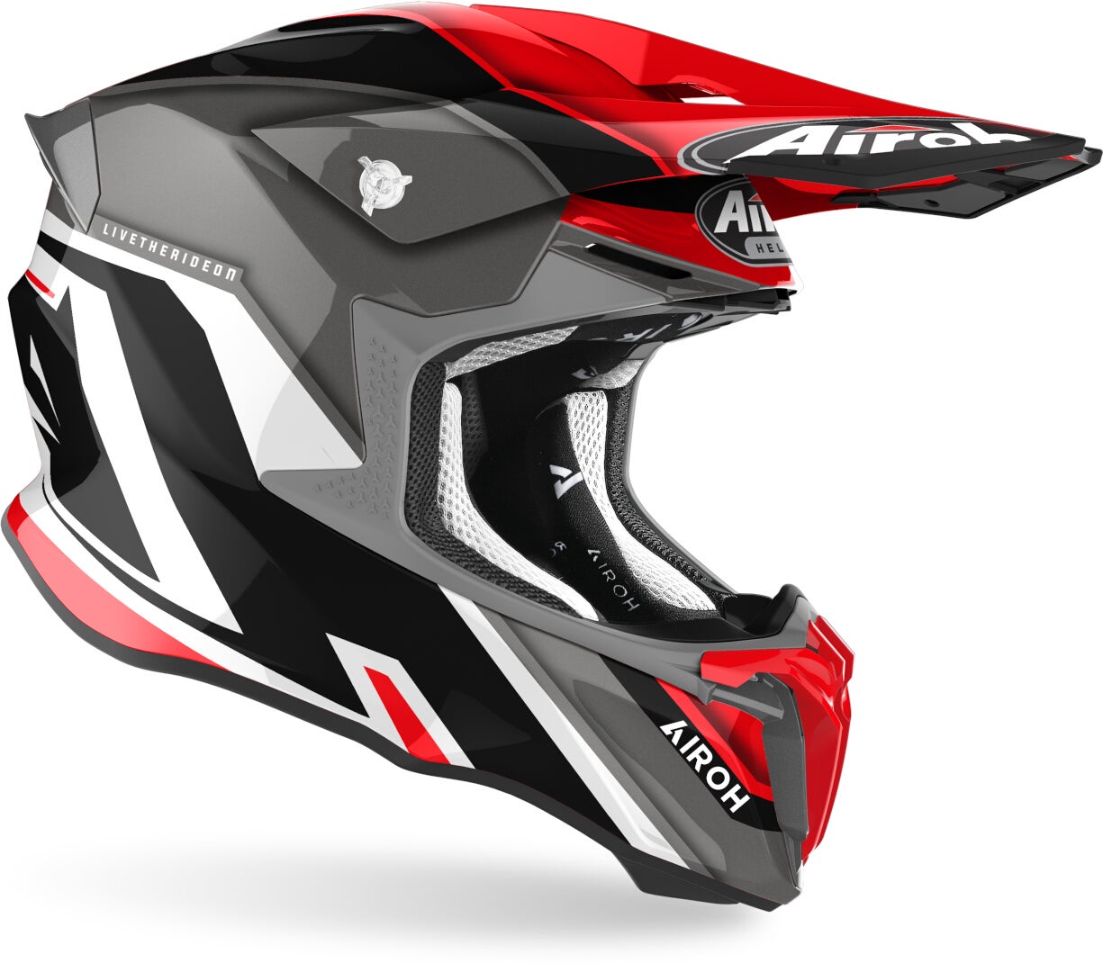 Airoh Twist 2.0 Shaken Motocross Helmet red M (57/58) Figure 2