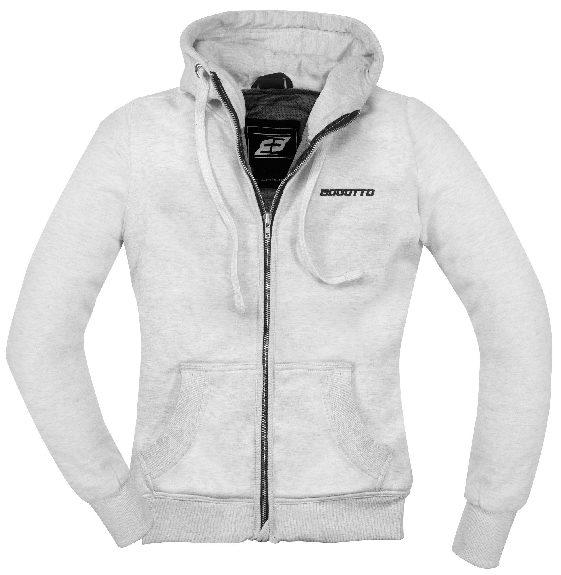 Side view of Bogotto R-Ace Ladies Motorcycle Zip Hoodie