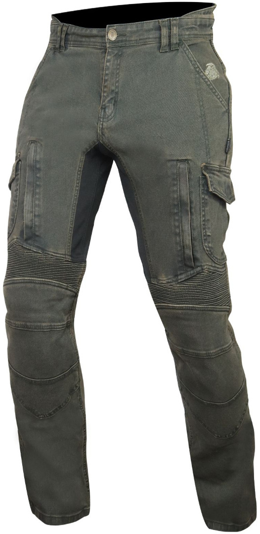 Trilobite Acid Scrambler Motorcykel Jeans Grön 36/32 Figur 1
