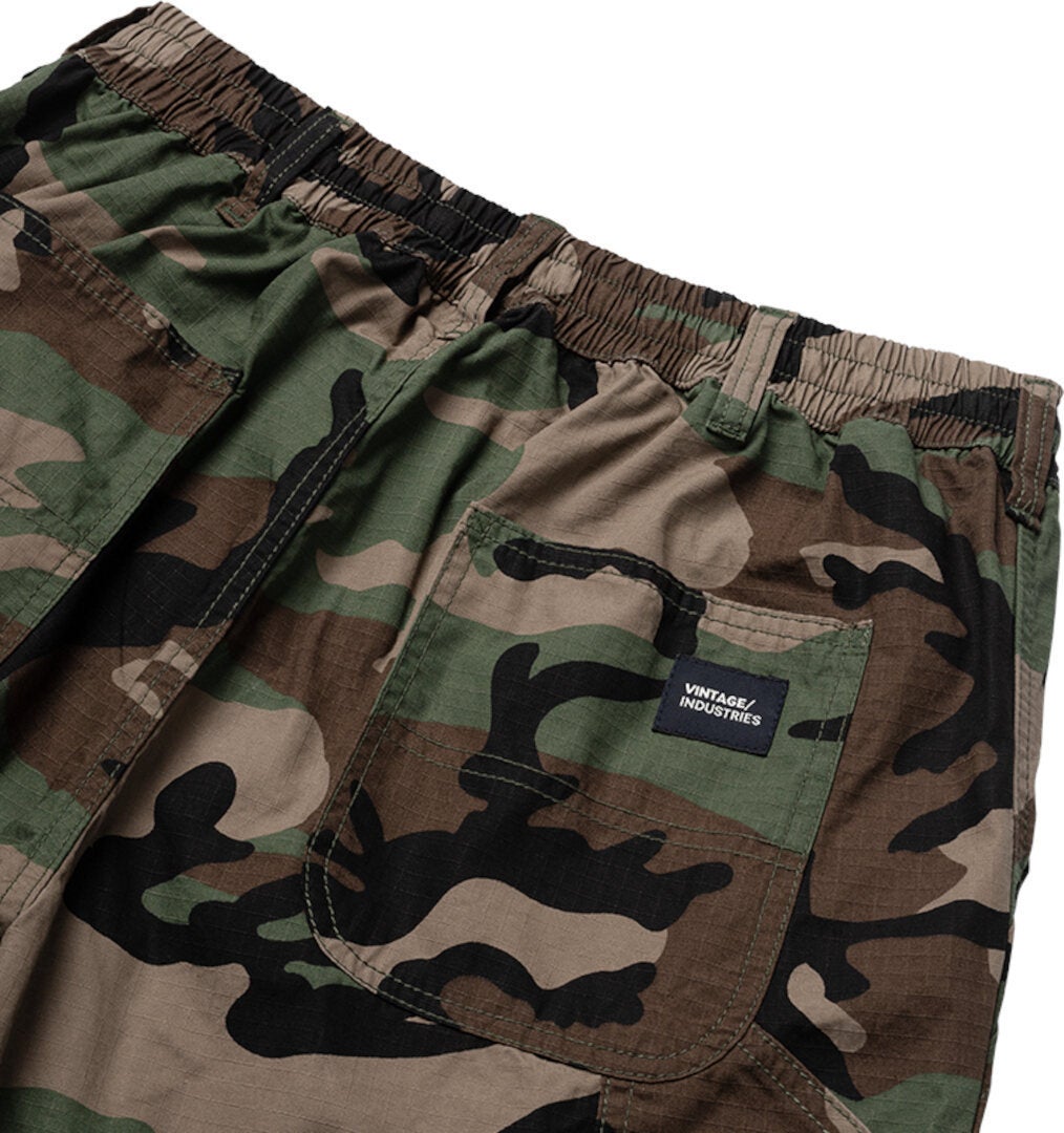 Vintage Industries Worker Camouflage Šortky S Obrázek 3