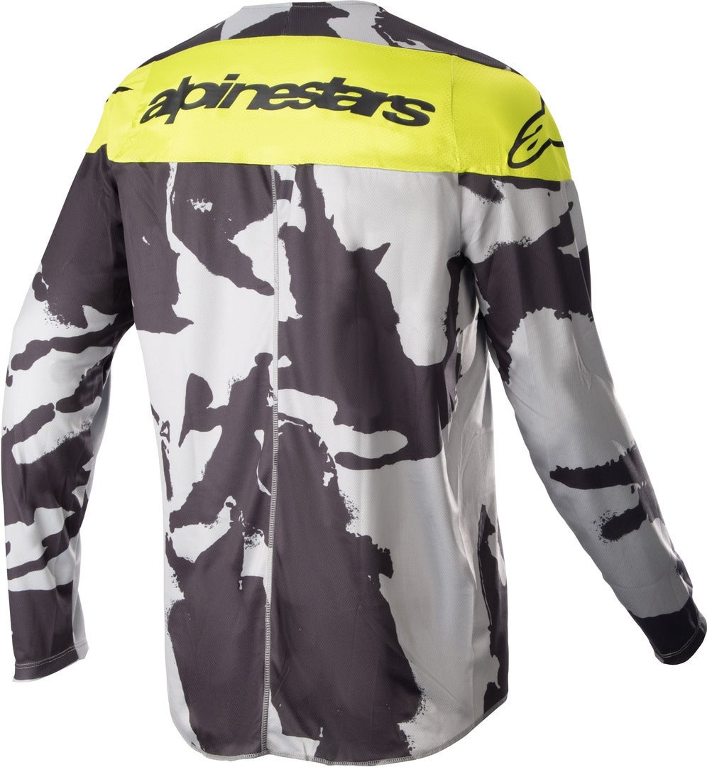 Alpinestars Racer Tactical 2023 Jugend Motocross Jersey grau/gelb S Abbildung 2