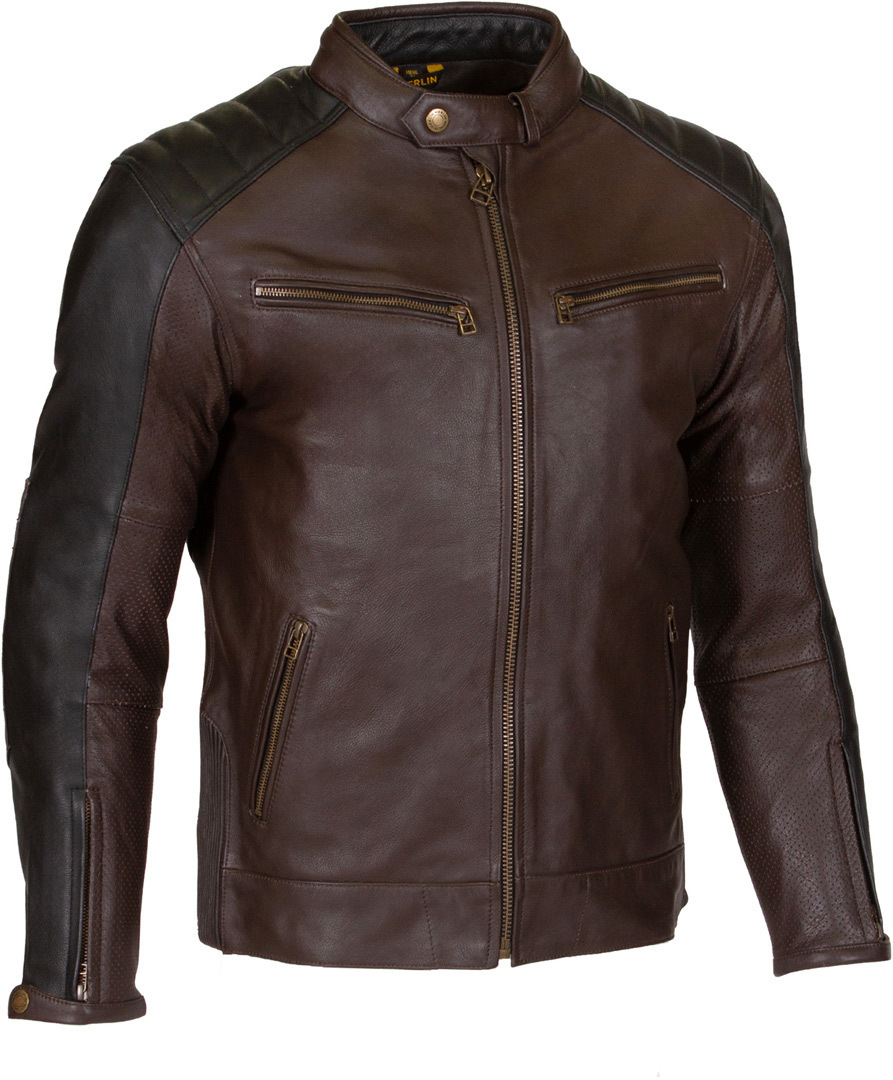 Side view of Merlin Chase II D3O Motorcycle Leather Jacket