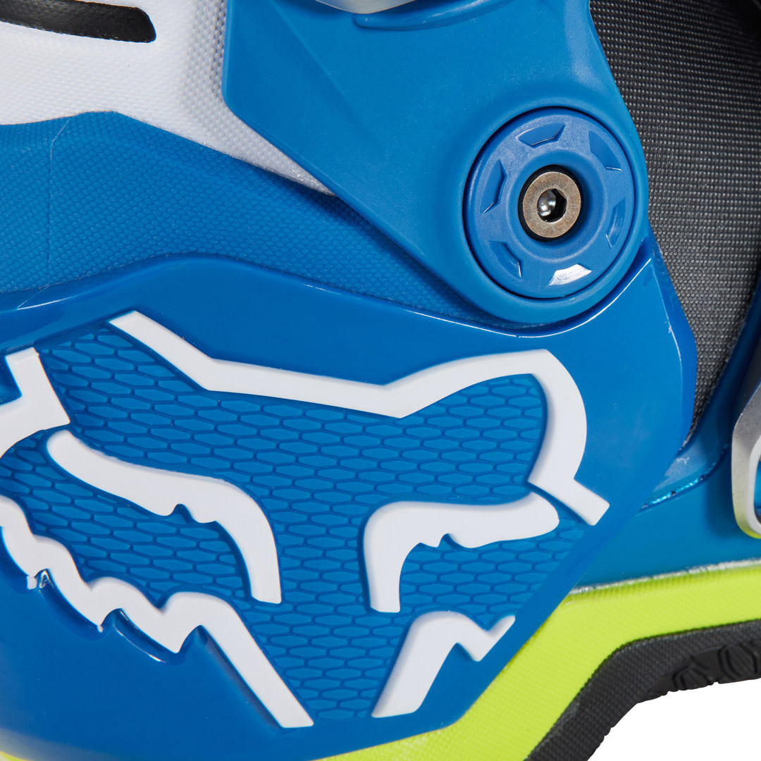 FOX Motion Stivali Motocross blu/giallo 7 Figura 4