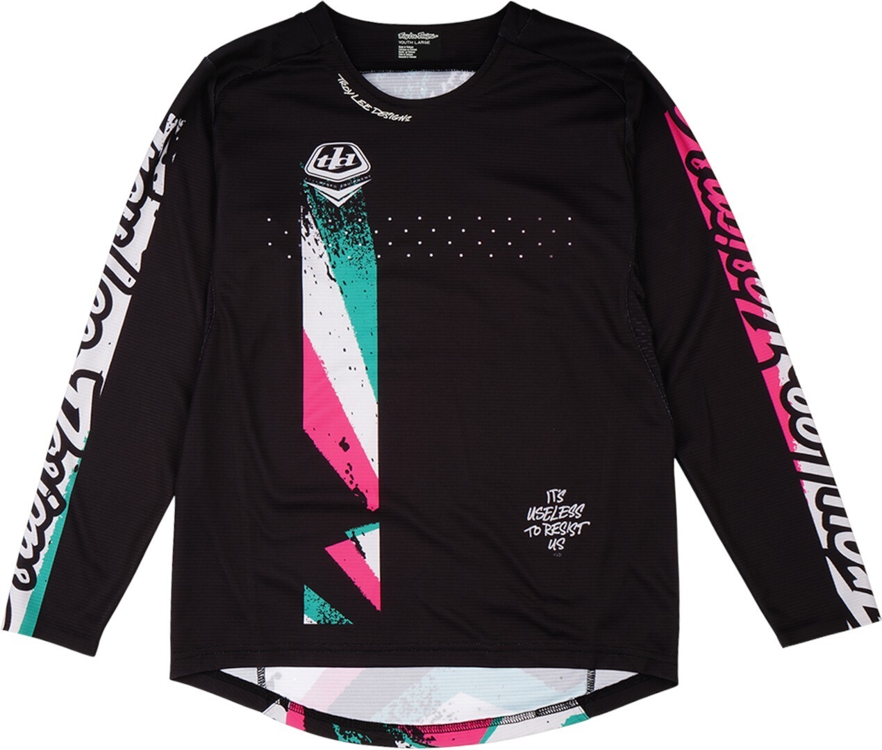 Troy Lee Designs Full Pull Sprint Kids Cyklistický dres černá ANO Obrázek 1