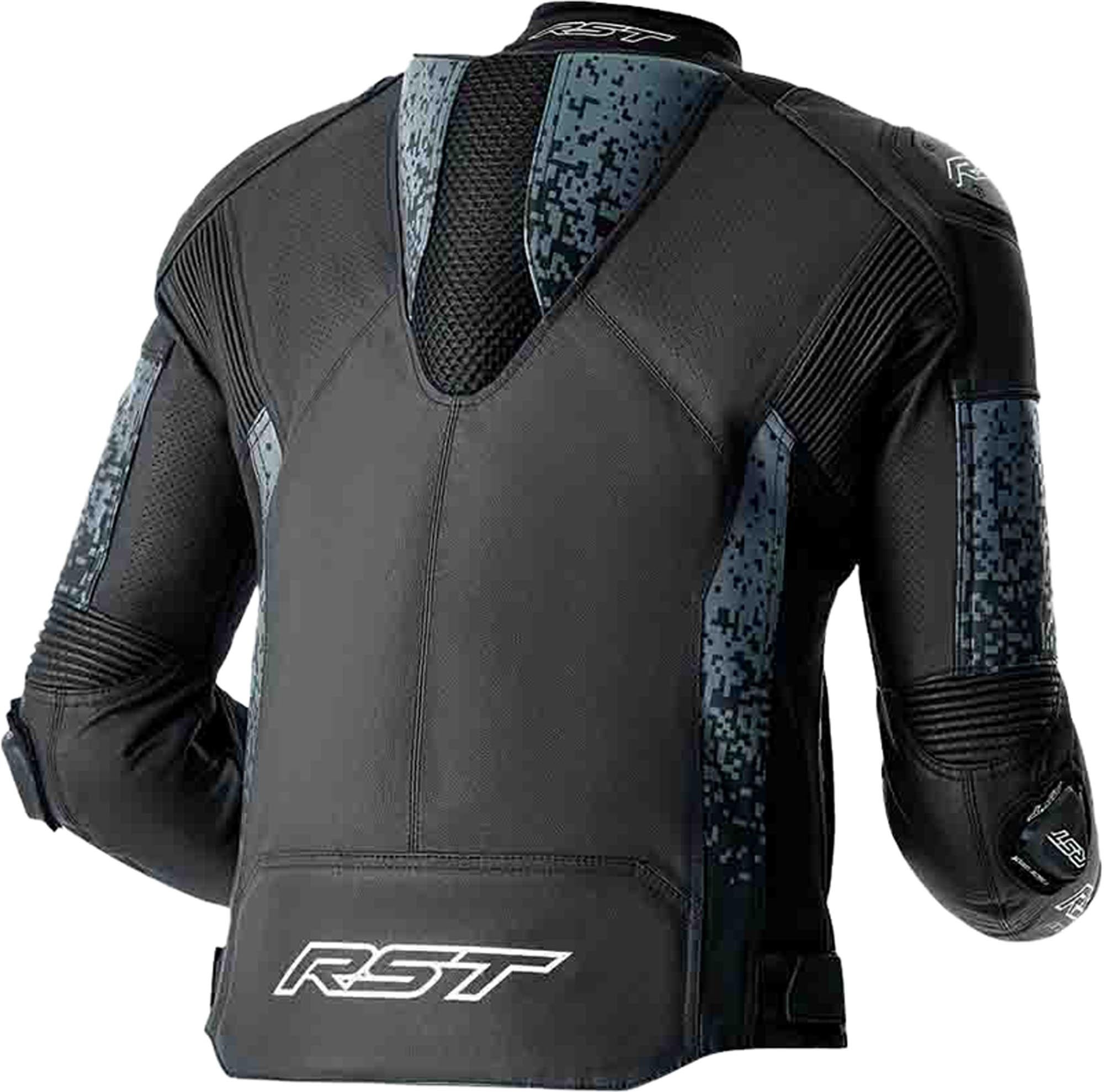 RST Pro Series Supersport-K D3O rei'itetty moottoripyörän nahkatakki musta/harmaa 2XL Kuva 2