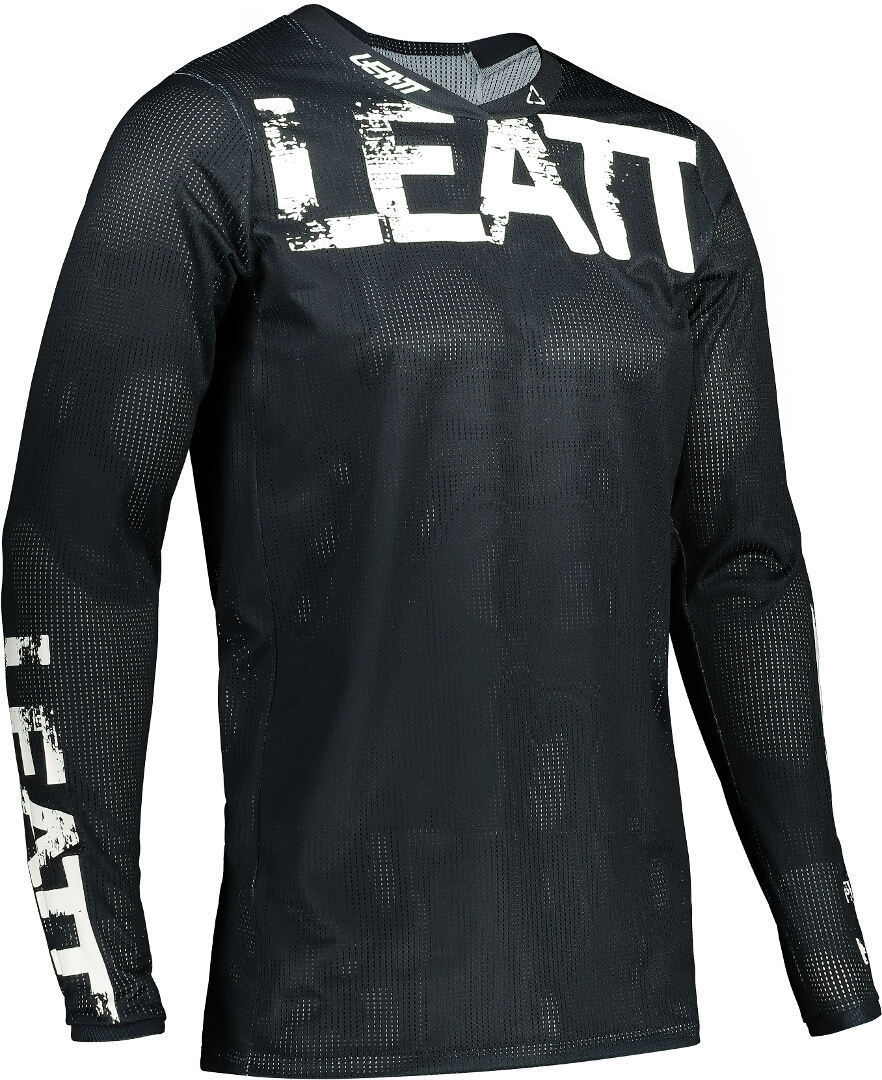 Leatt Moto 4.5 X-Flow Motocross Jersey Sort L Figur 1