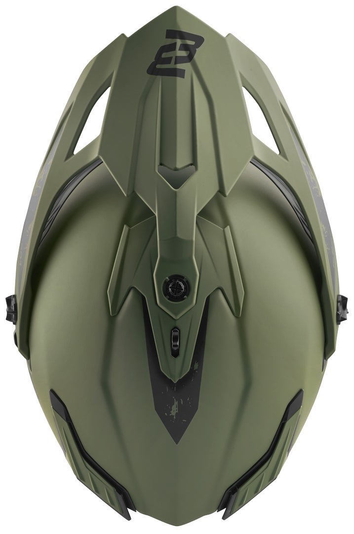 Bogotto FG-601 Duo Glasvezel Enduro Helm Green Matt M Figuur 10