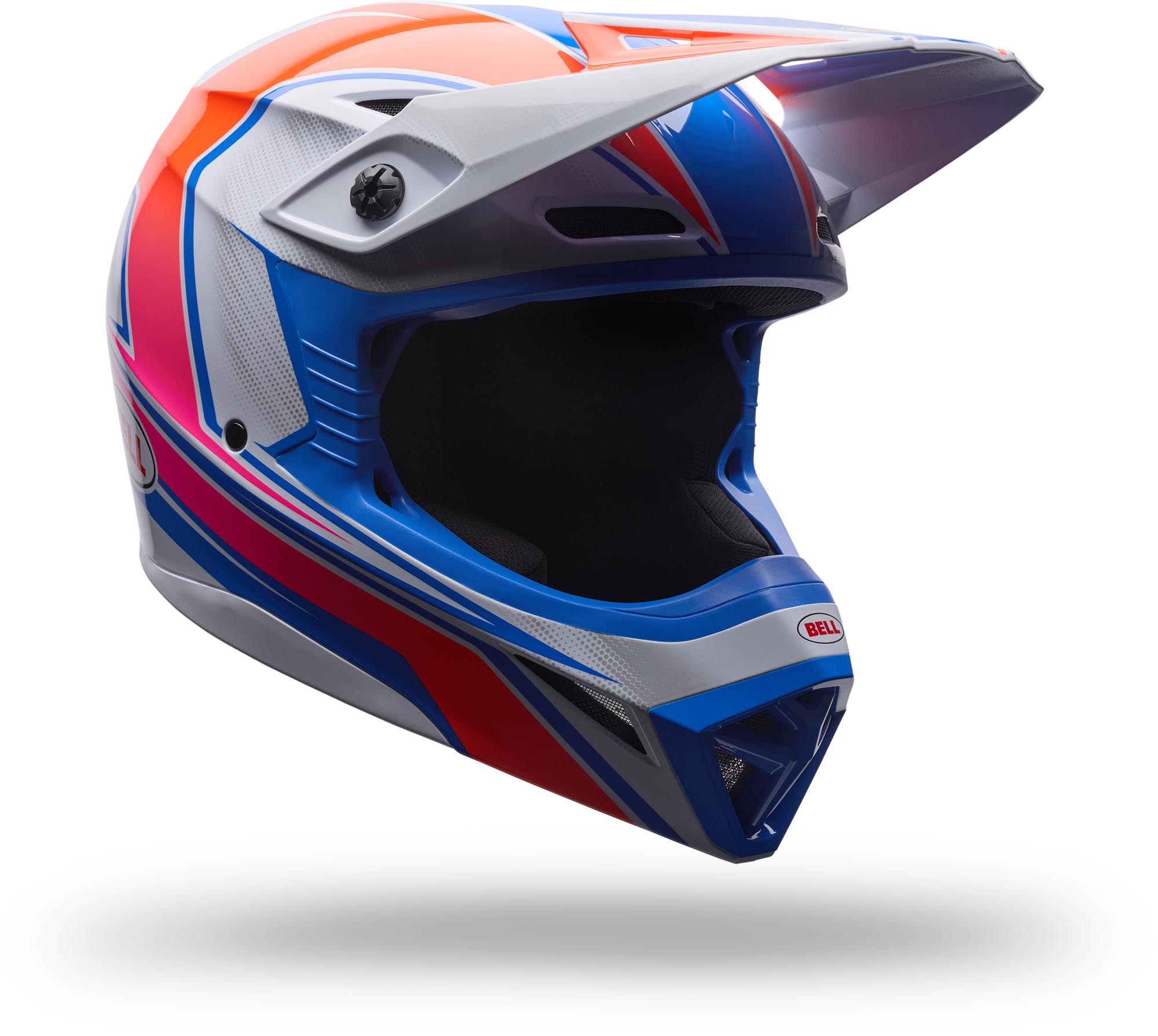 Bell MX-10 MIPS Speedway Kask motocrossowy biały/niebieski L (59/60) Rysunek 1