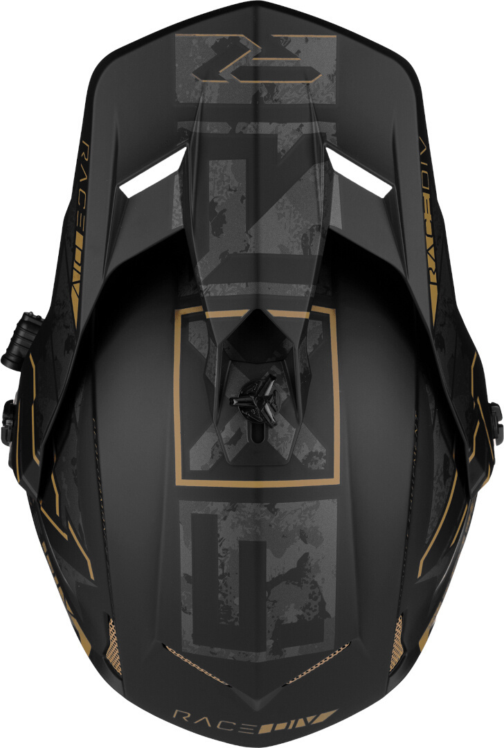 FXR Clutch X Evo Cască de snowmobil Negru mat/maro XS (53/54) Figura 2