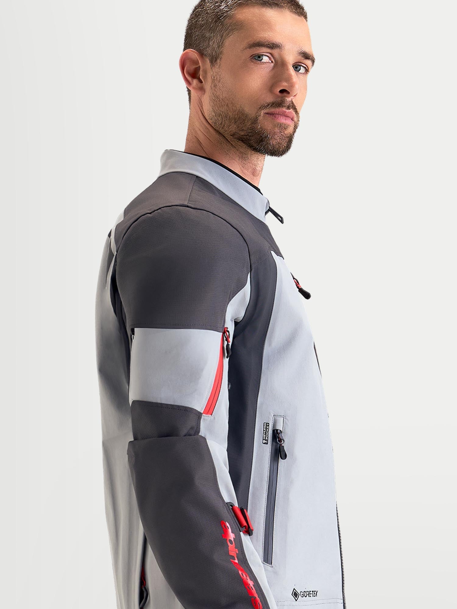 Alpinestars Arenis Gore-Tex vattentät motorcykeltextiljacka grå/svart 4XL Figur 6