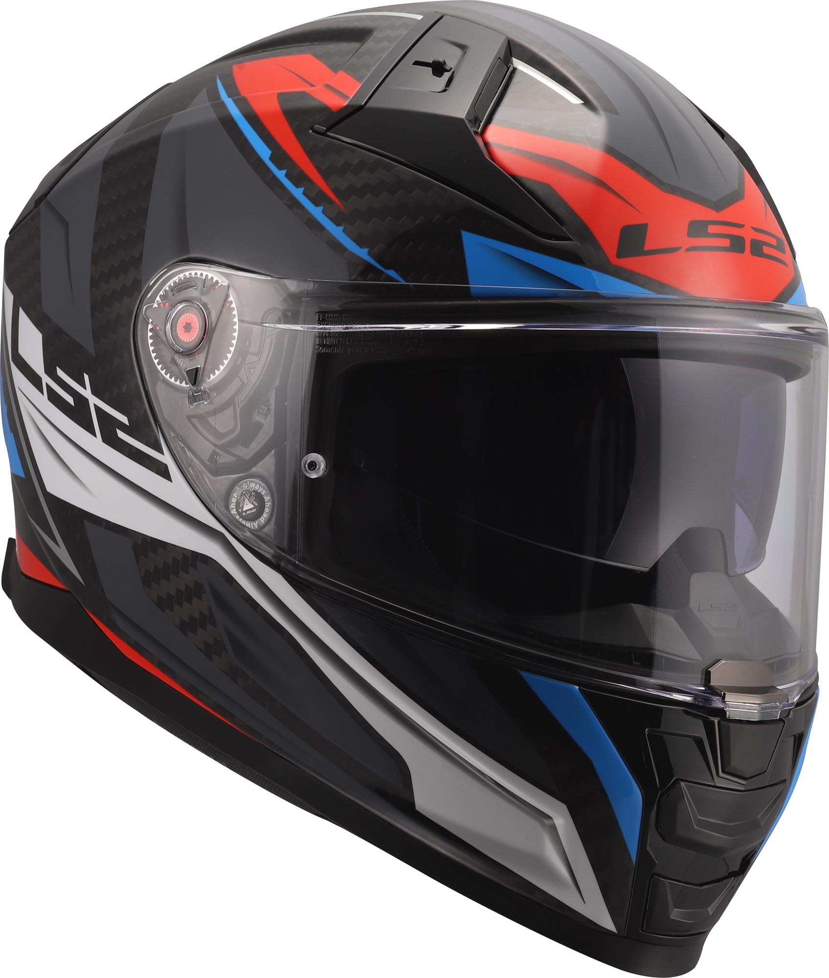 LS2 FF811 Vector II Carbon Savage Helmet white/blue/red XXL (63/64) Figure 7