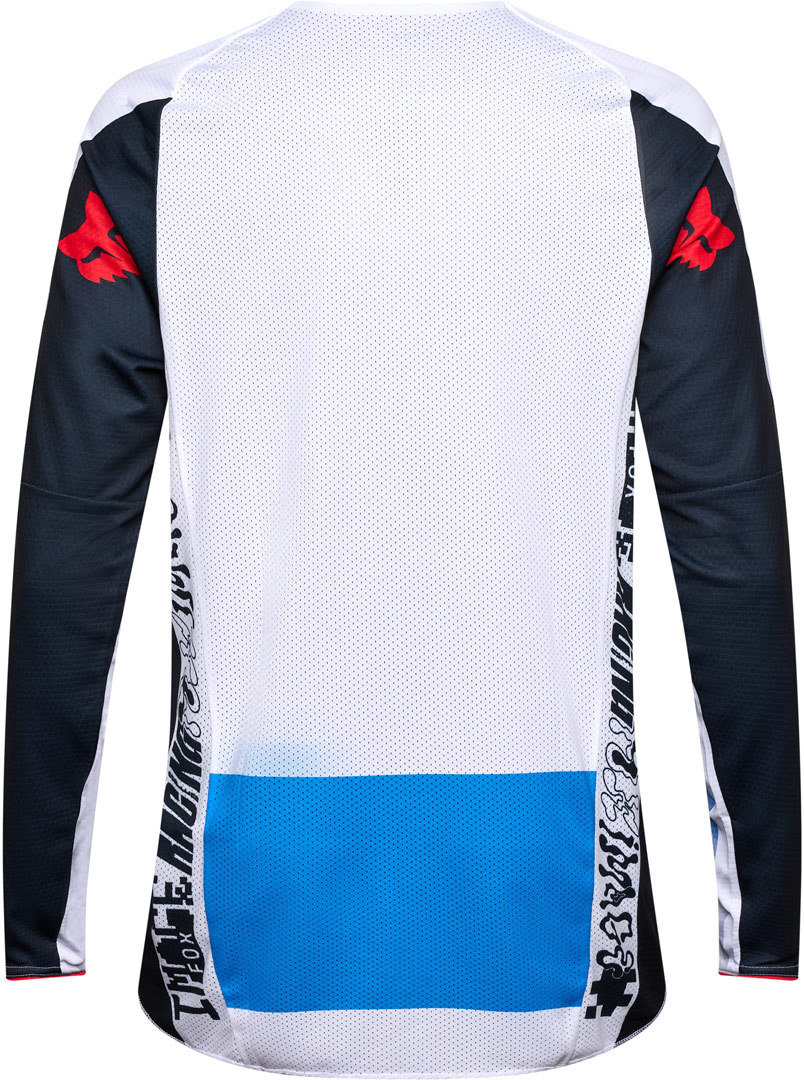 FOX 360 Fade Motocross Jersey weiß/blau XL Abbildung 10