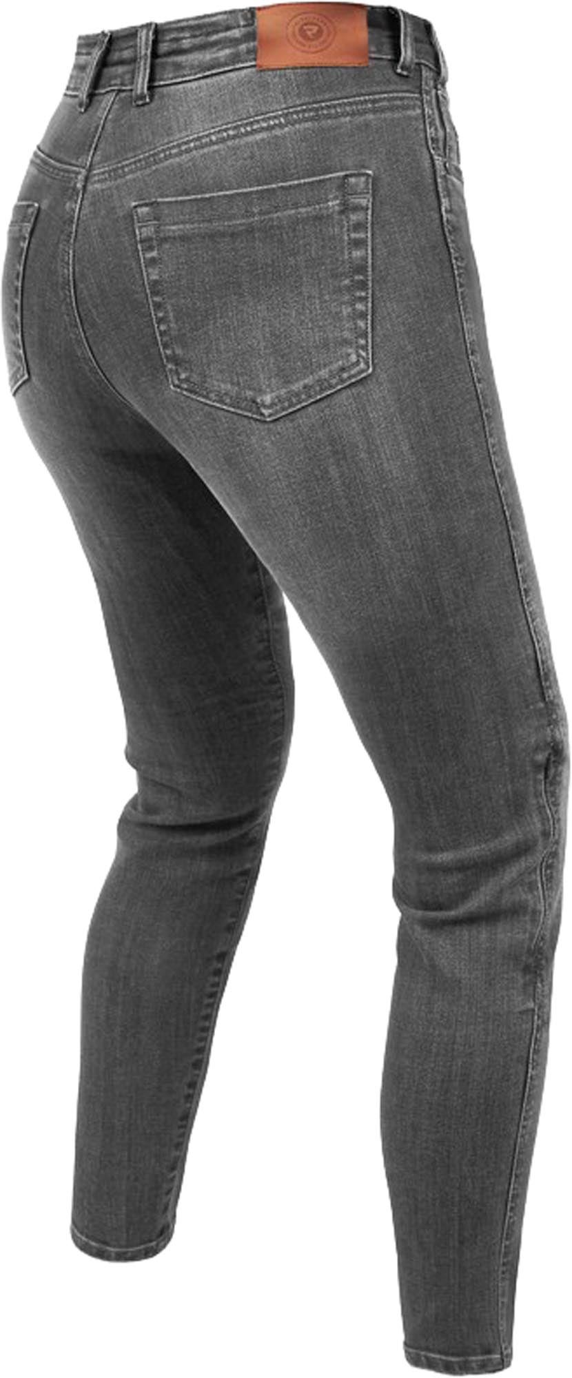 Rebelhorn Classic 3 Slim Fit Damer motorcykeljeans grå udvasket 38/32 Figur 2