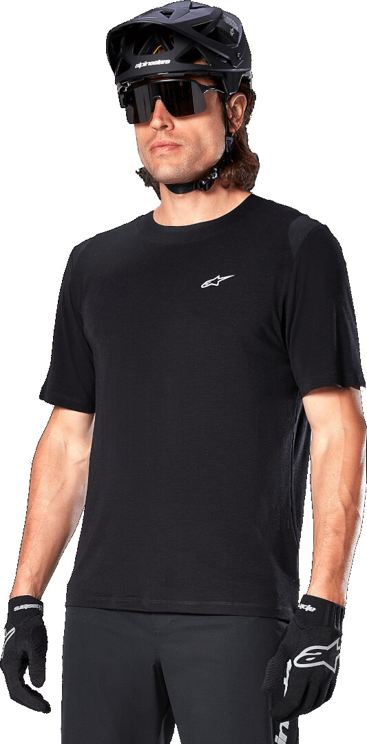 Alpinestars A-Dura Dri Wool Short Sleeve Bicycle Jersey black M Figure 2