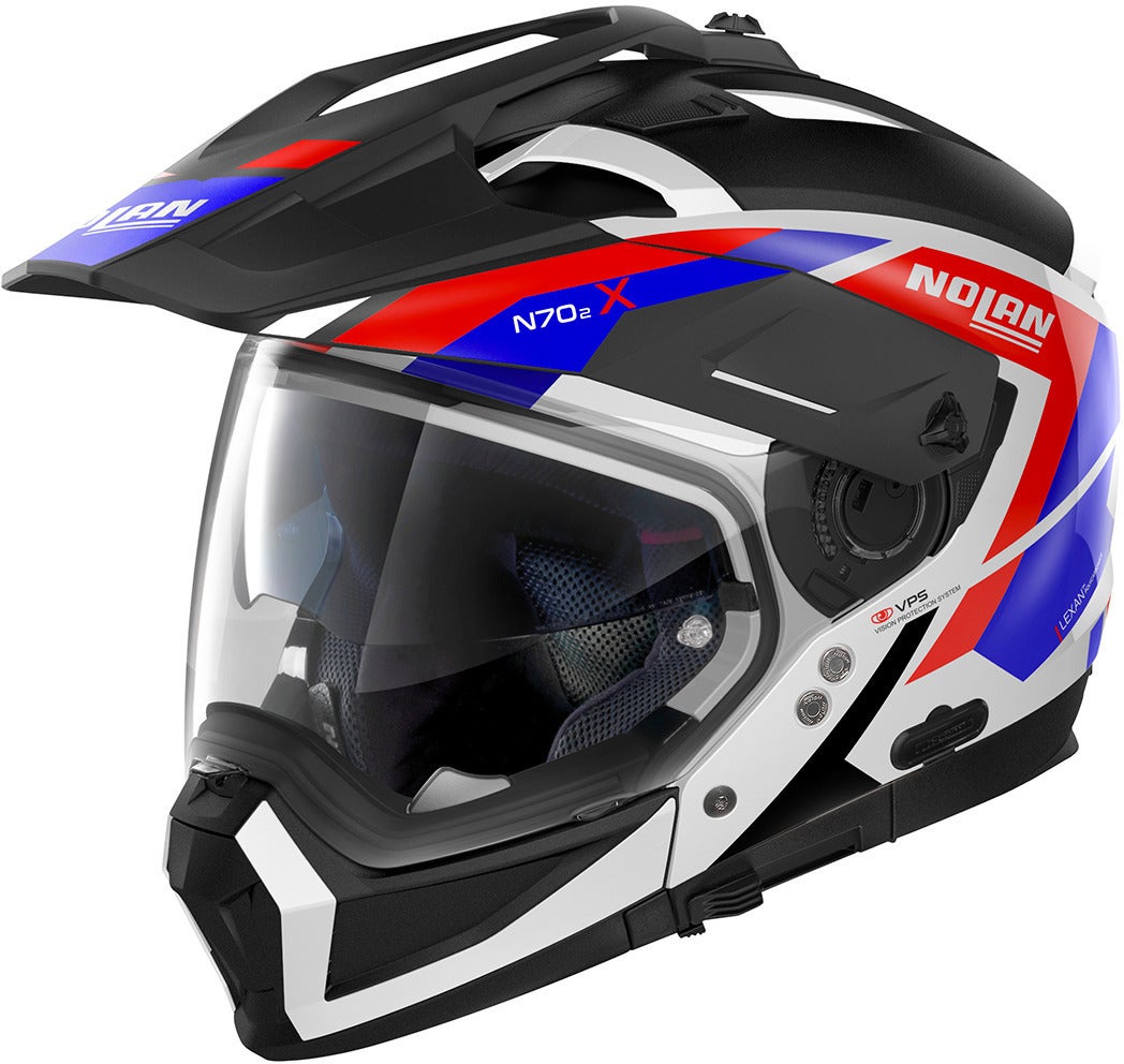 Nolan N70-2 X Grandes Alpes N-Com Casco nero/rosso/blu L (60) Figura 1