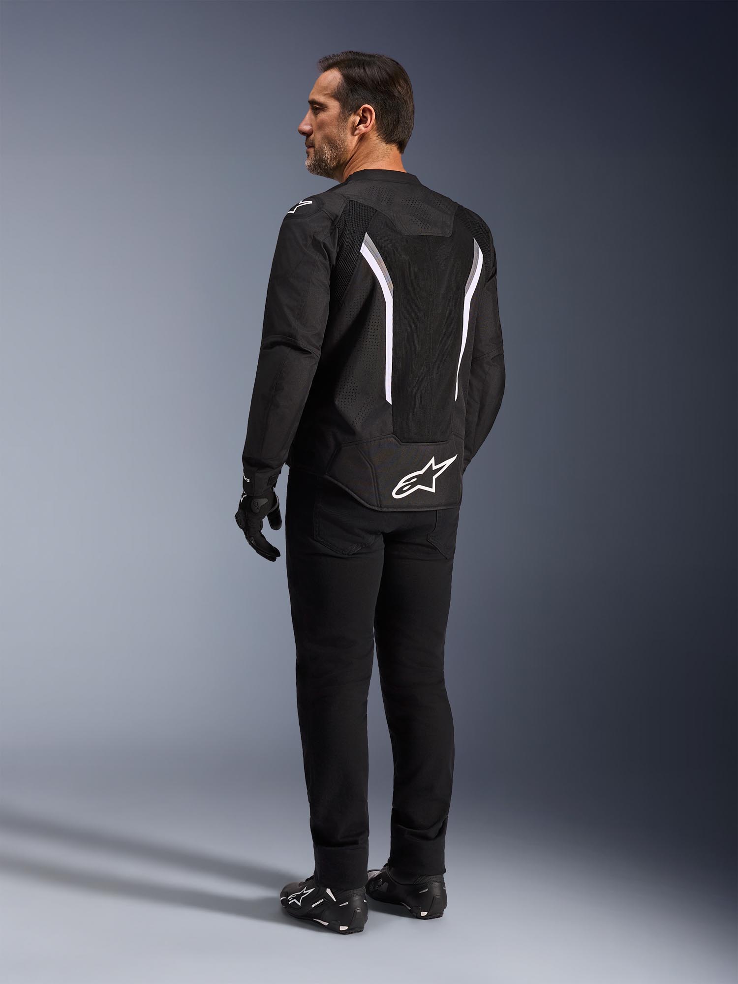 Alpinestars AST V3 Air Veste textile de moto perforée Noir/Gris/Blanc S Figure 5