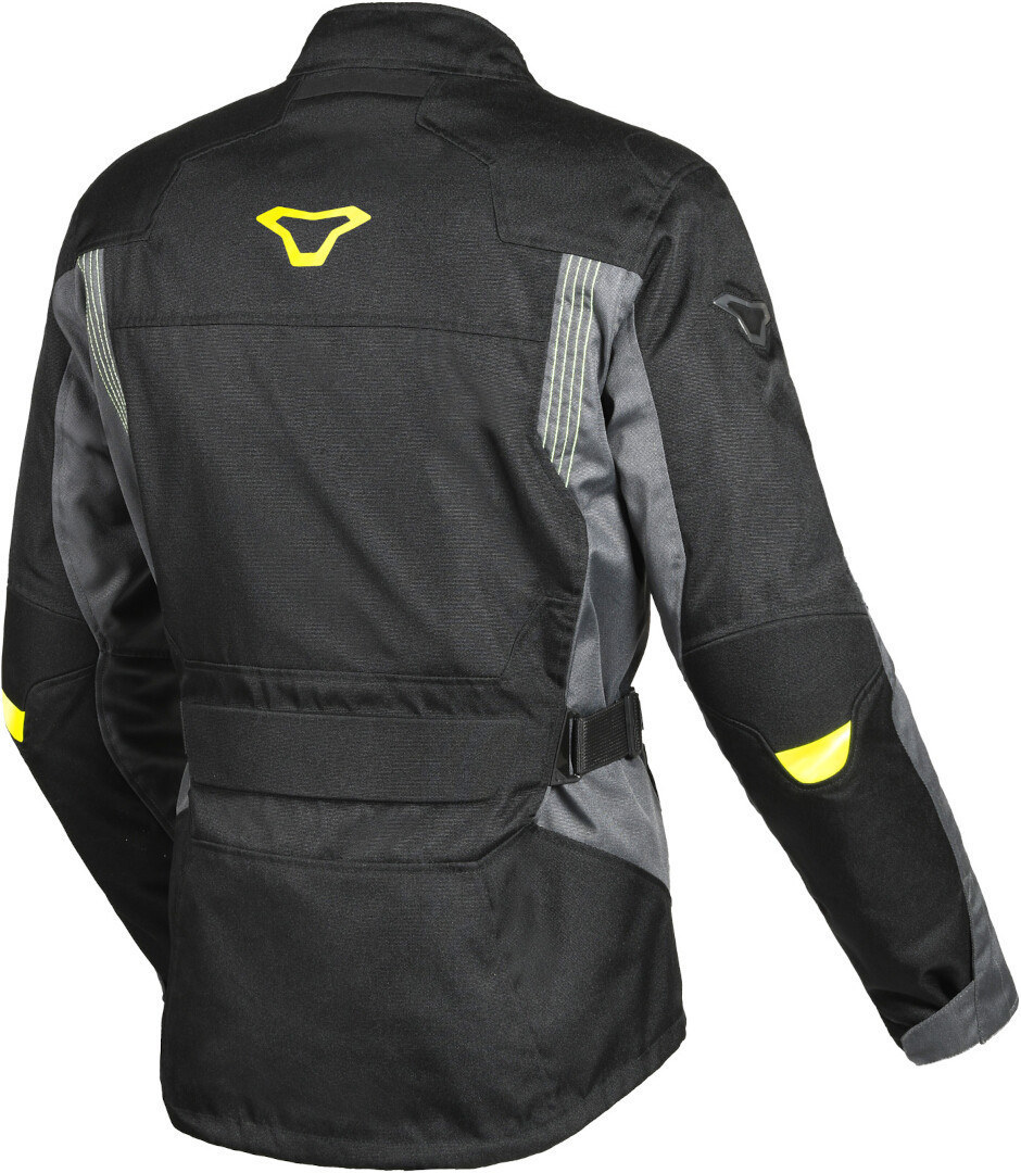 Macna Murano waterproof Motorcycle Textile Jacket black/yellow M Figure 2