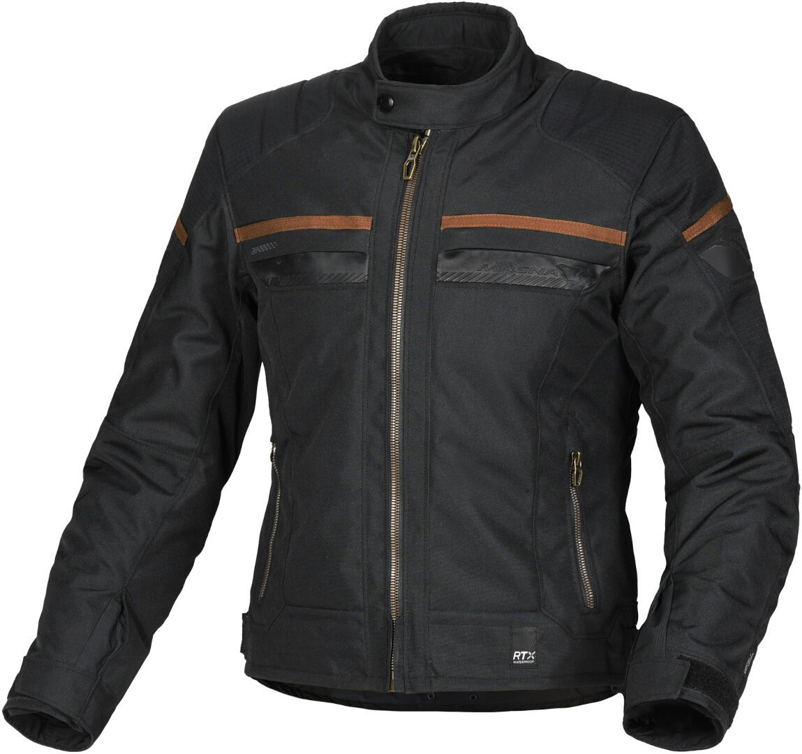 Macna Oryon waterproof Ladies Motorcycle Textile Jacket black XL Figure 1