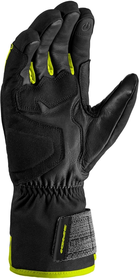 Spidi Alu-Pro Evo Motorcykel handsker sort/gul L Figur 3