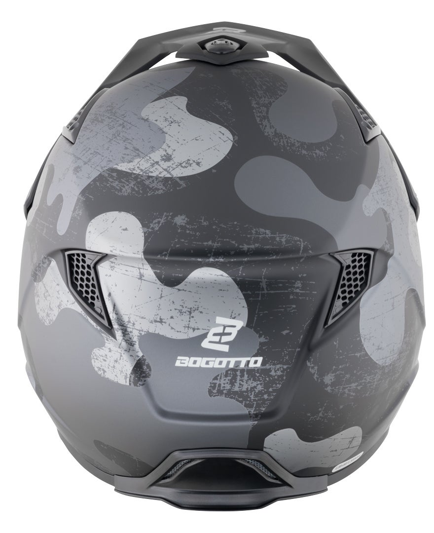 Bogotto Radic Camo Hjelm sort mat/grå L Figur 15