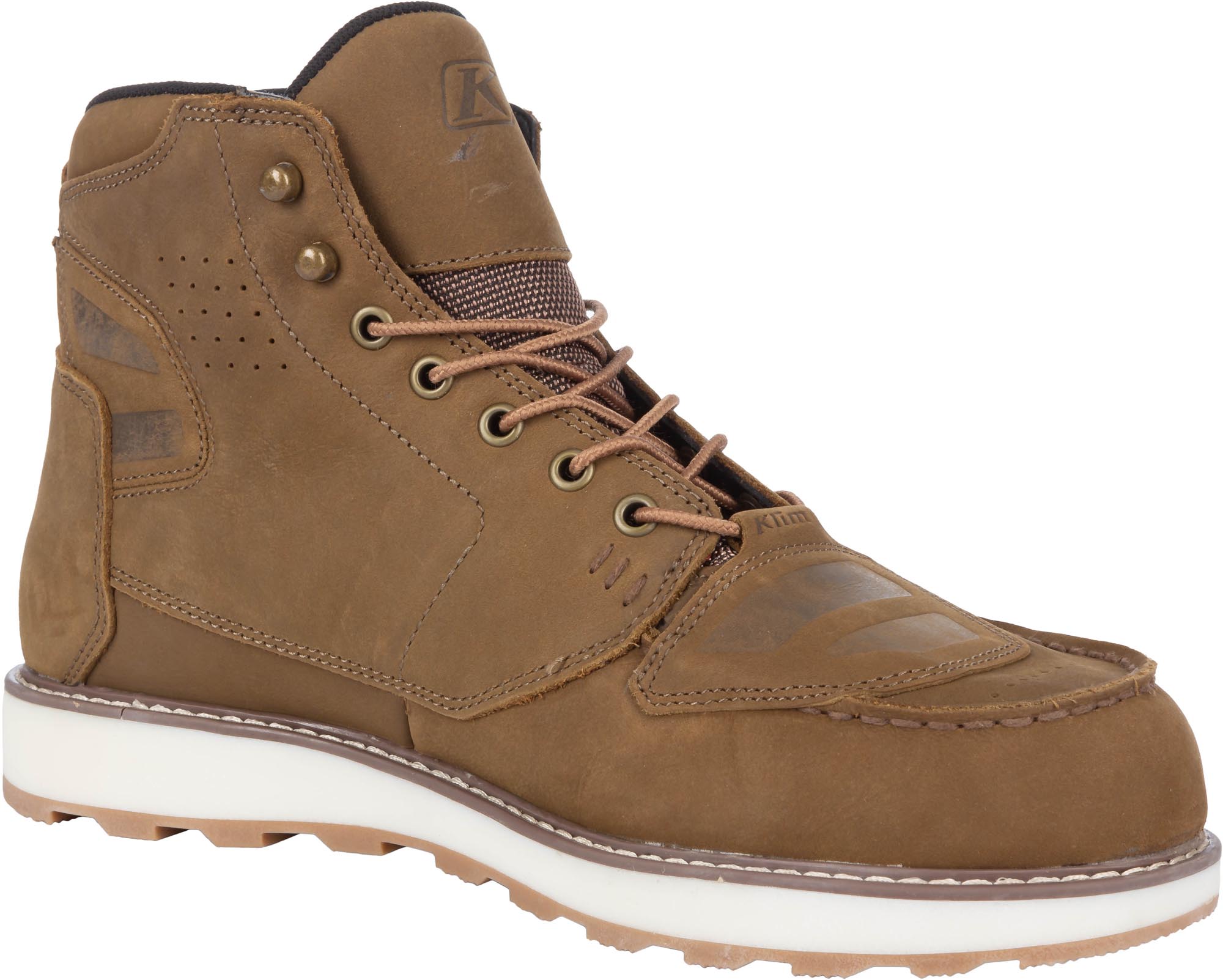 Klim Blak Jak 2026 Bottes de moto en cuir perforé marron/beige 13 Figure 5