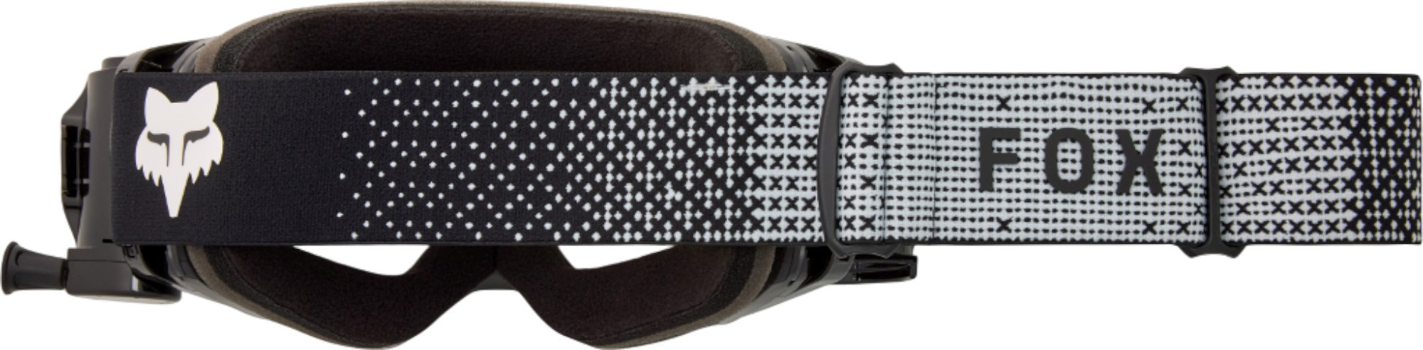 FOX Vue Roll Ochelari de motocross alb/negru Figura 2