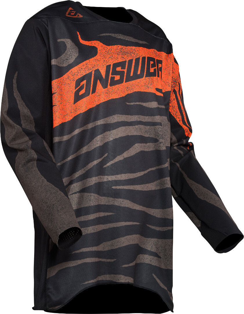 Answer Elite OPS Motocross Jersey sort/grå/orange XL Figur 2
