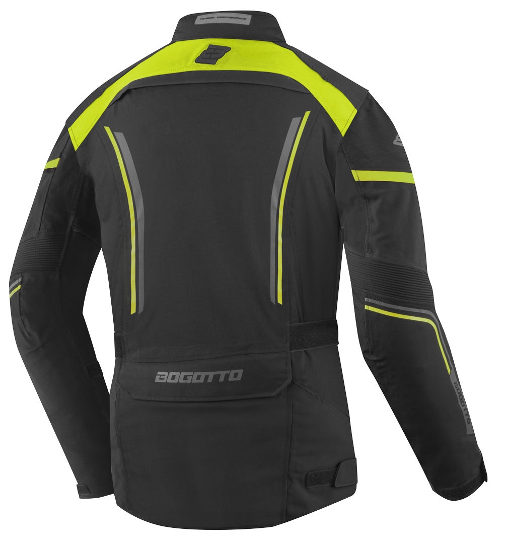 Bogotto Shado Laminated 2in1 waterproof Motorcycle Textile Jacket black/neon 5XL Figure 2
