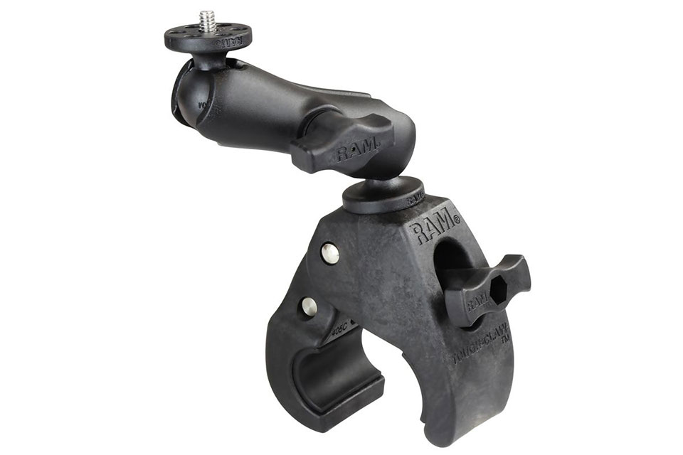 RAM Monta suporte de câmera Tough-Claw com parafuso grub de 1/4 polegada-20 - com Tough-Claw (médio) Artigo principal Figura 1