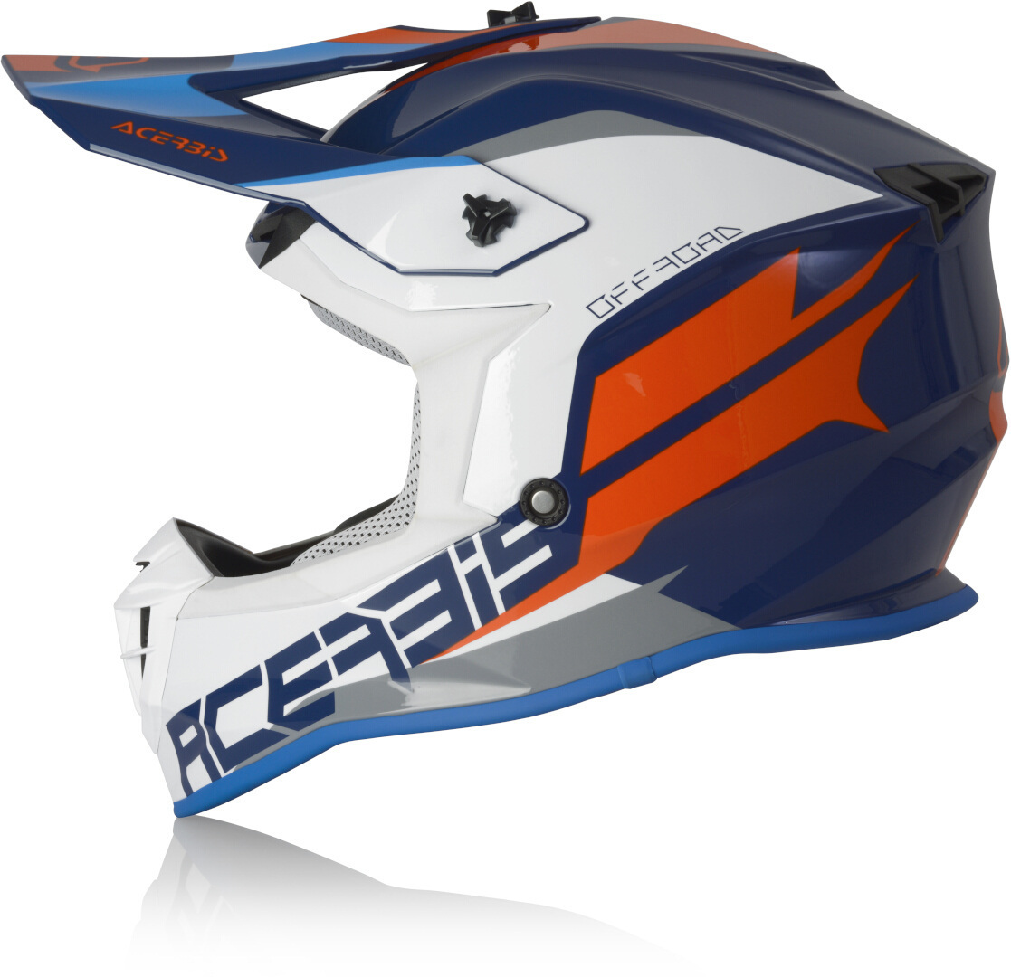 Acerbis Linear Motorcross helm blauw/wit M (57/58) Figuur 3