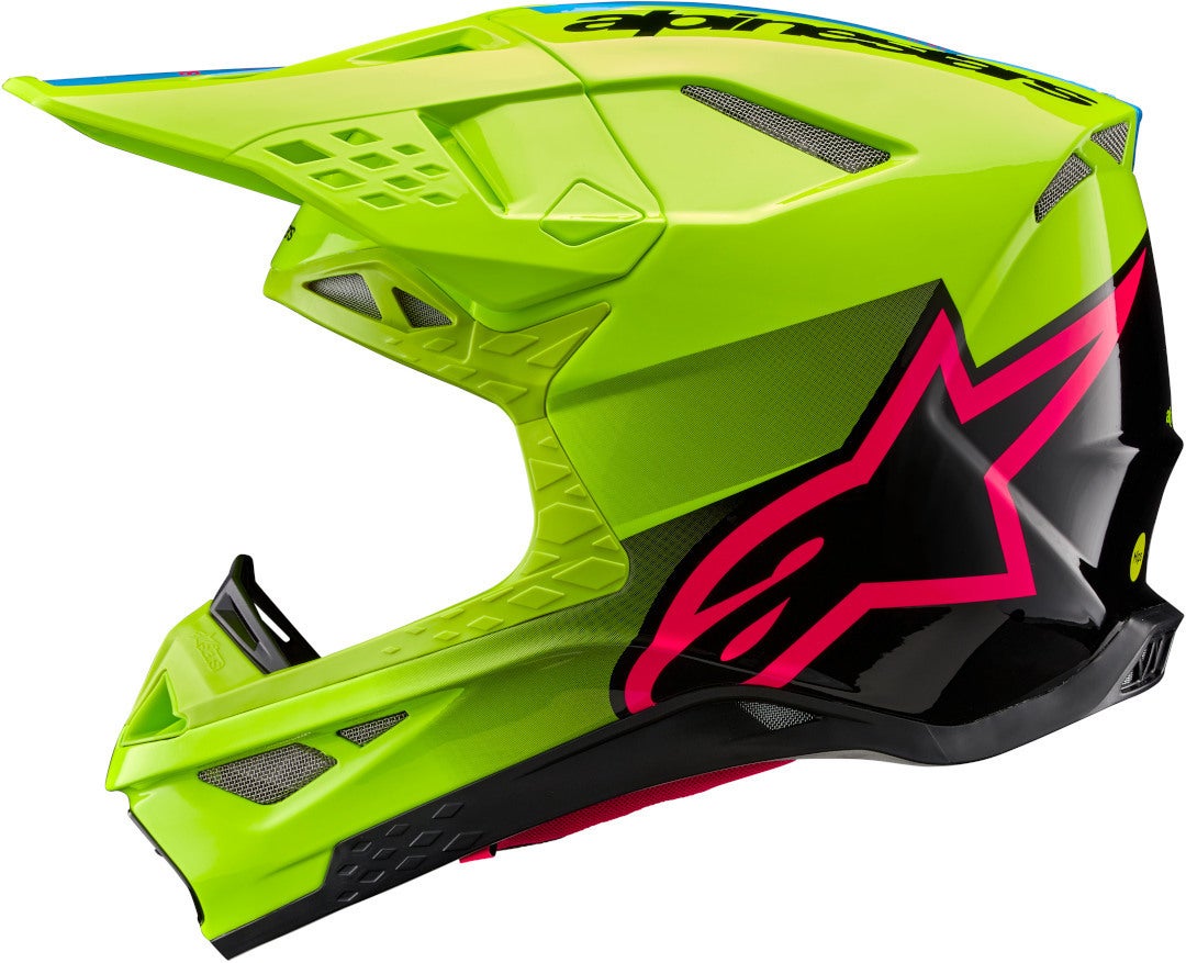 Alpinestars Supertech S-M10 Unite 2024 Casco Motocross Verde/Nero XL (61/62) Figura 5
