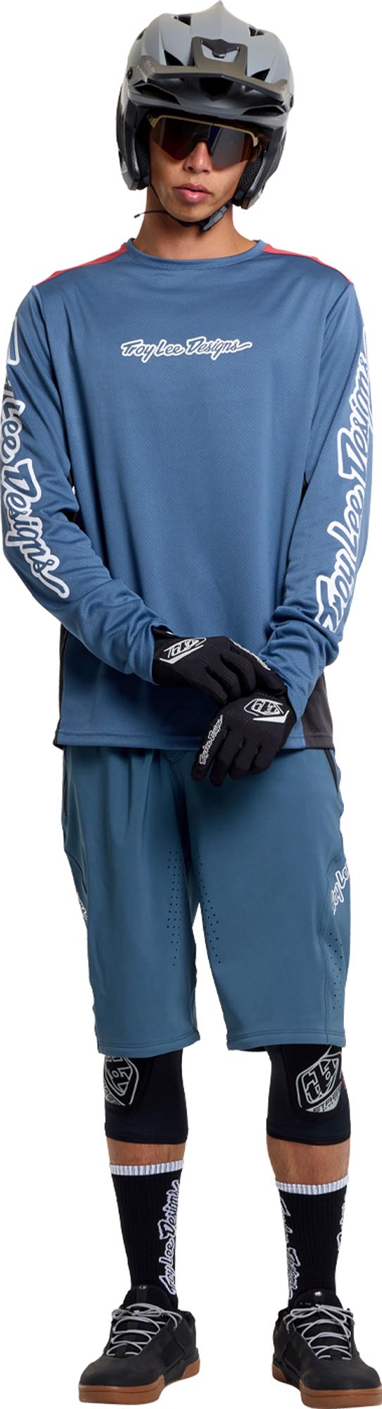 Troy Lee Designs Stage Shell Mono Cykelshorts blå/grå 28 Figur 11
