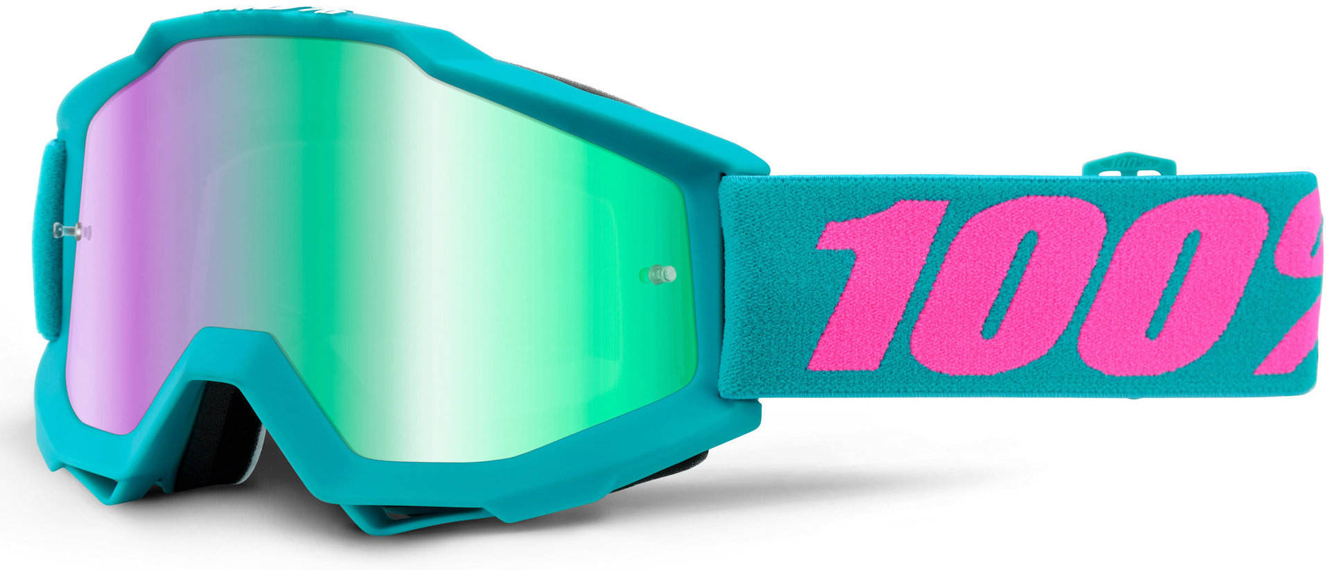 100% Accuri Extra Ochelari de motocross turcoaz Figura 1