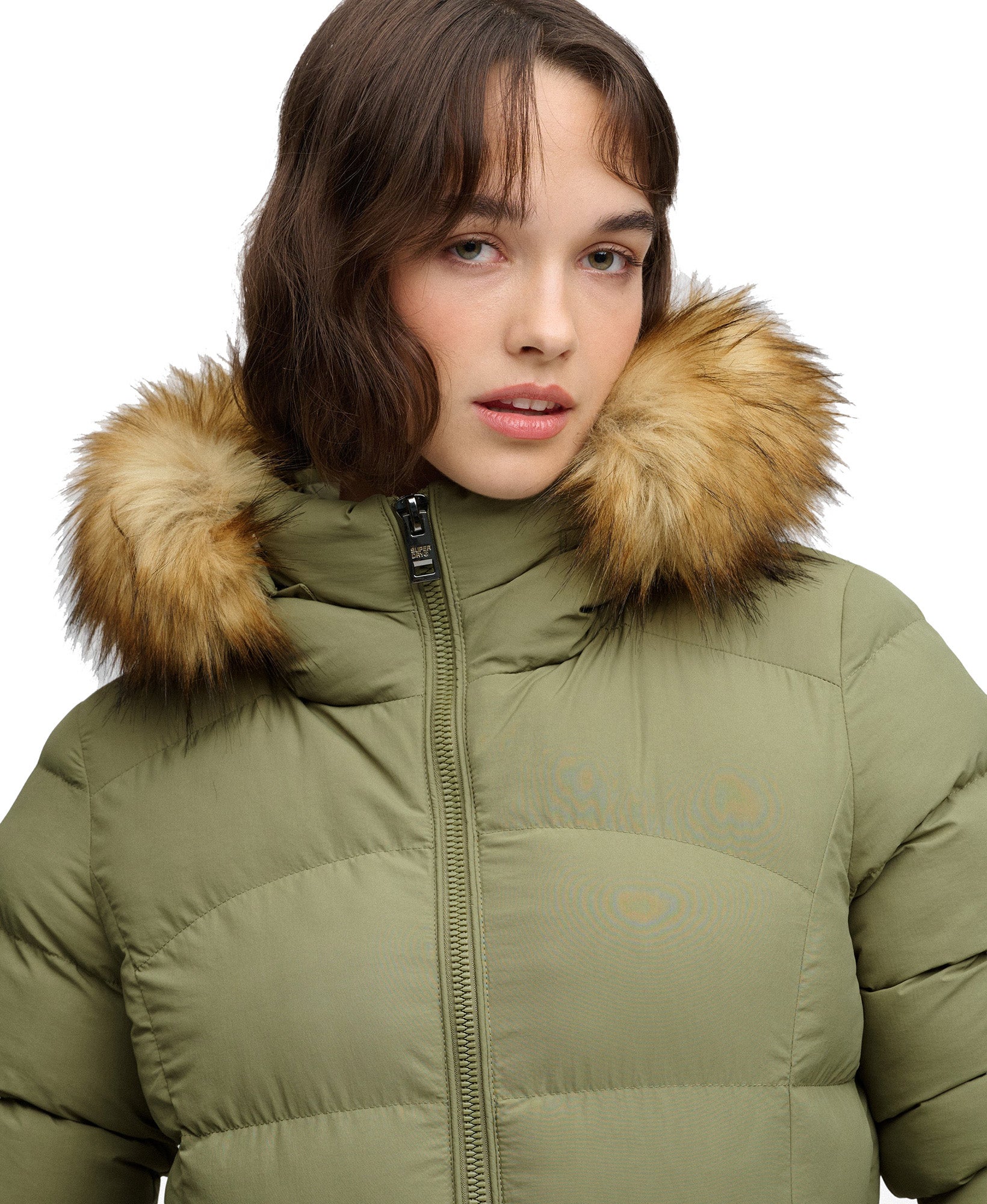 Superdry & Co Fuji Дамско яке Зелено/Каки XS Фигура 3