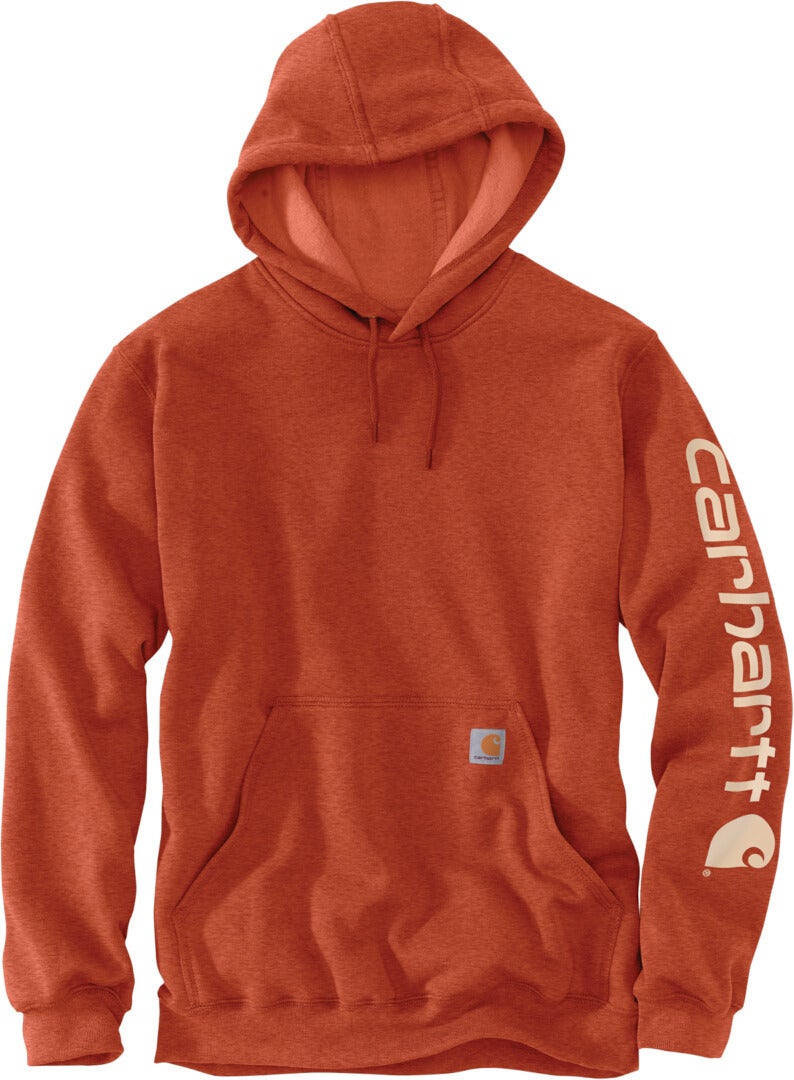 Carhartt Midweight Sleeve Logo Hoodie helles orange L Abbildung 1