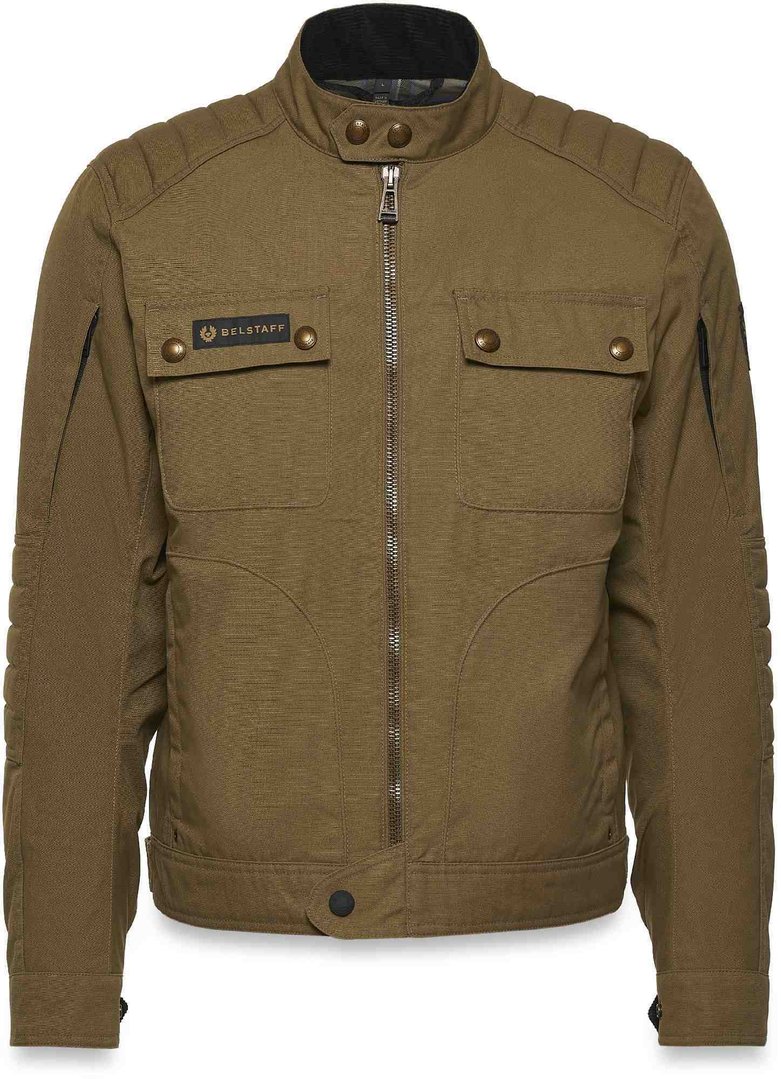 Belstaff Roberts waterproof Motorcycle Textile Jacket olive M Figure 1