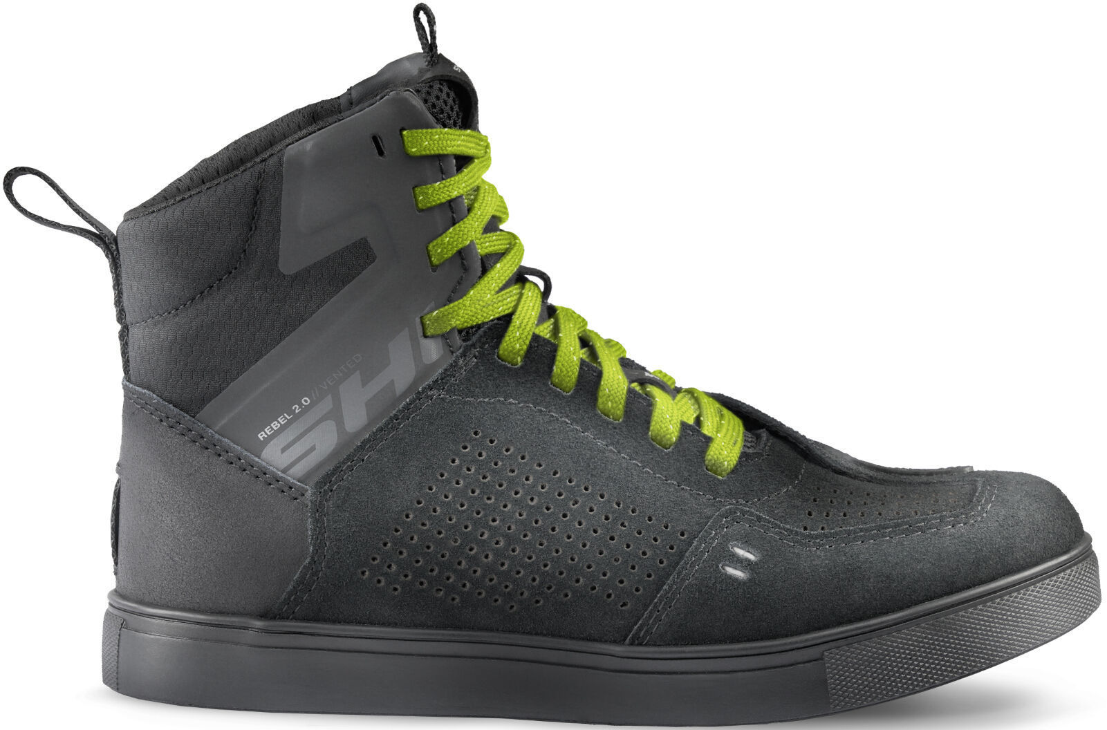 SHIMA Rebel Vented 2.0 perforerede motorcykelsko Sort 46 Figur 5