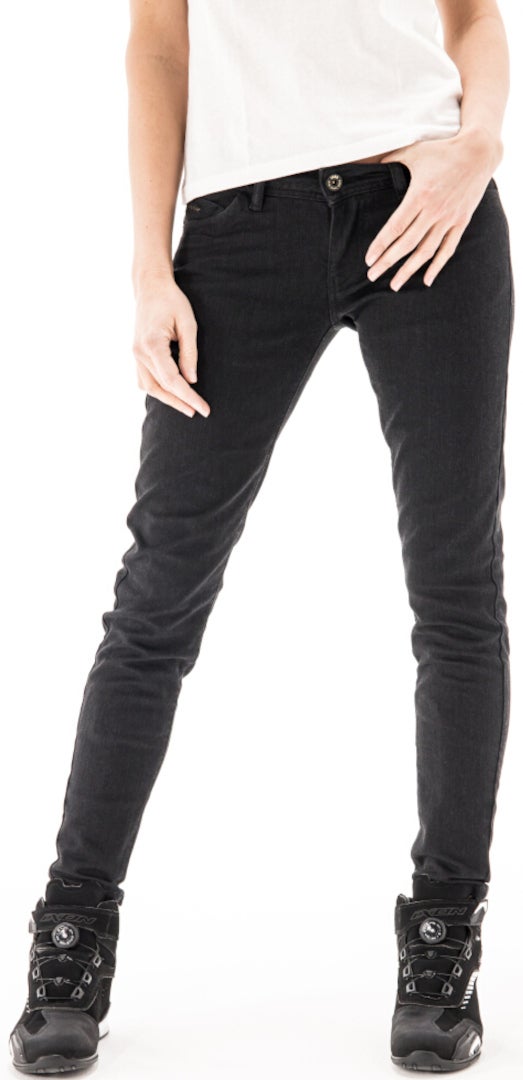 Ixon Judy Damer Motorcykel Jeans Sort XL Figur 1