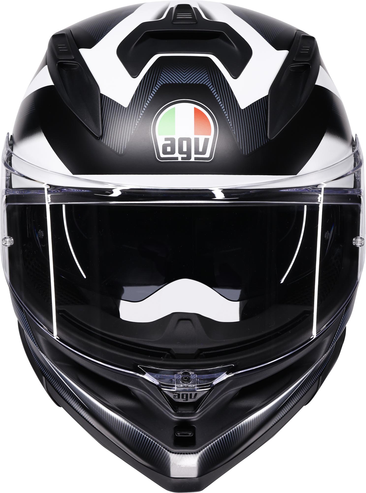 AGV K7 Glimpse Helm Zwart mat/wit S (55/56) Figuur 2