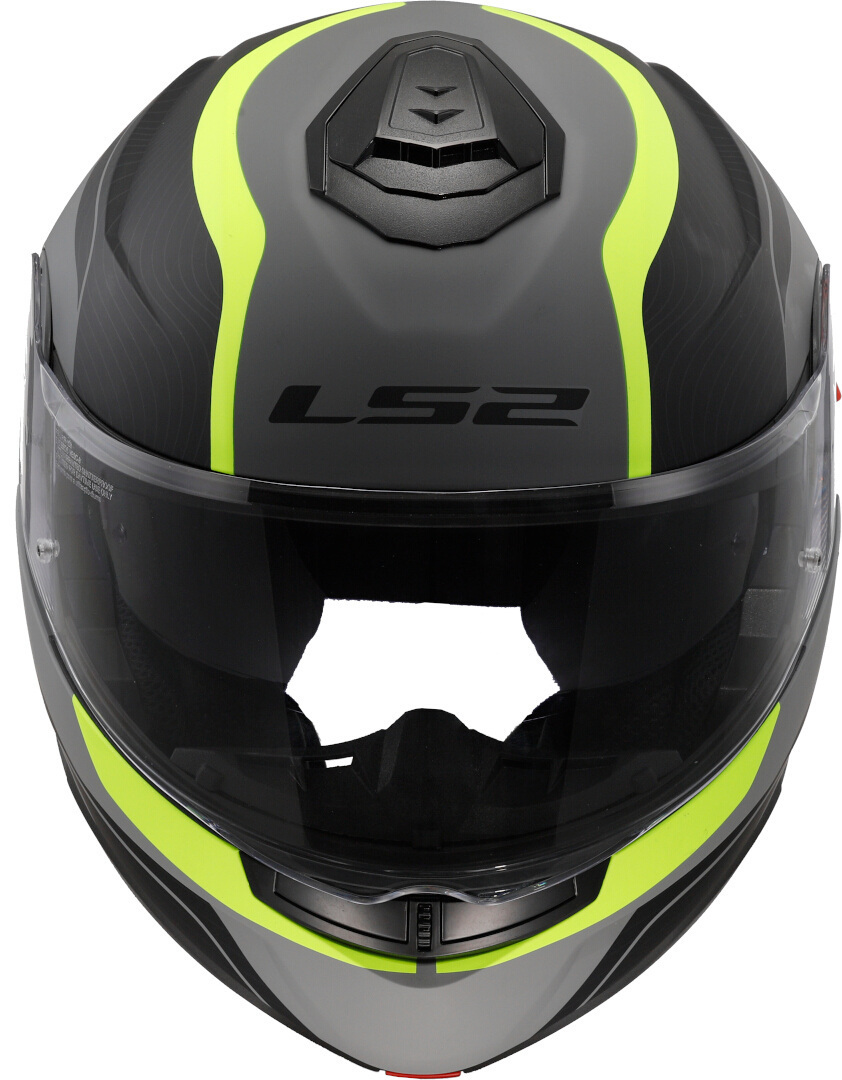LS2 FF908 Strobe II Monza Шлем чёрный матовый/серый/неоново-жёлтый S (55/56) Рисунок 7