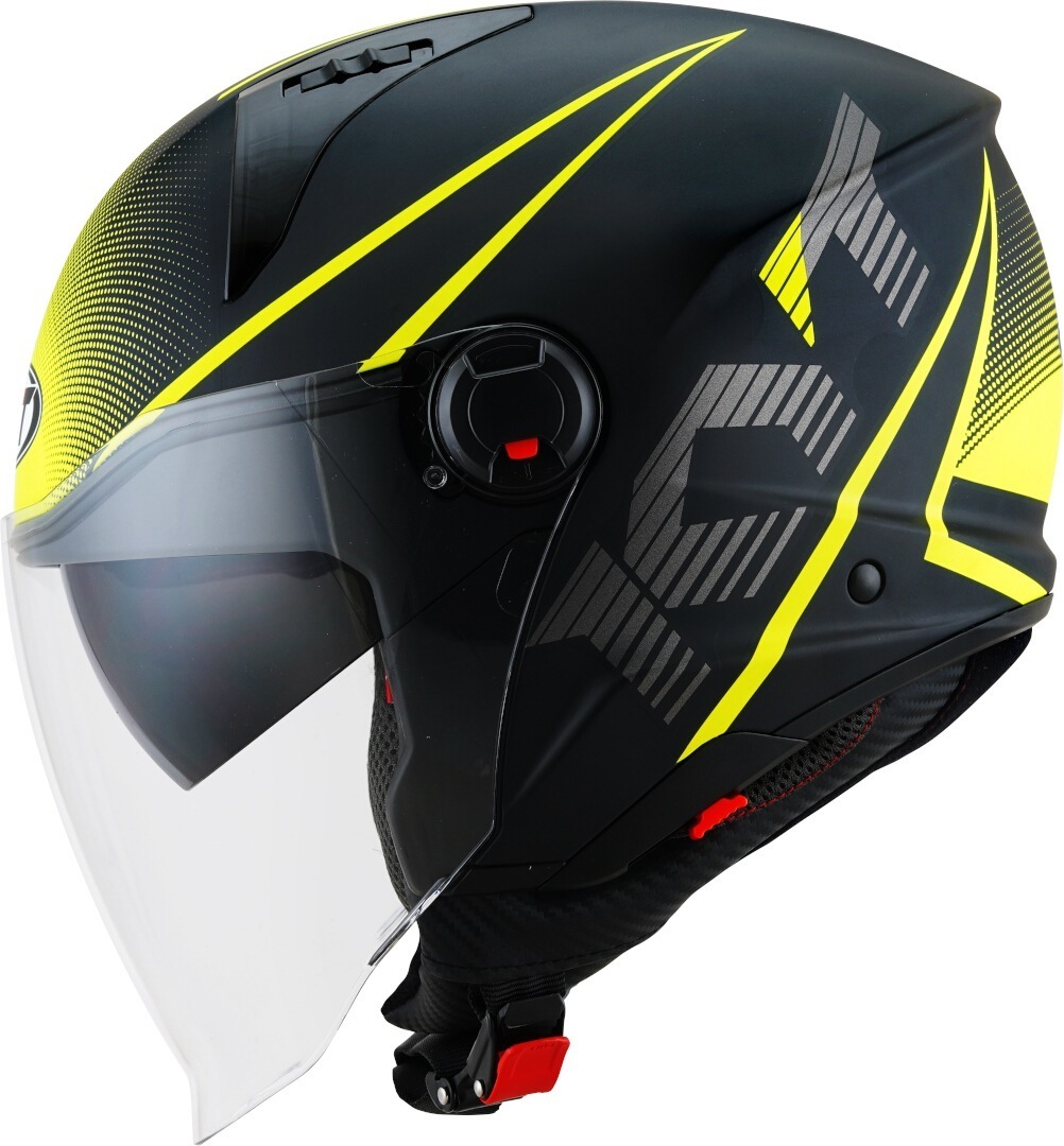 KYT D-City Colorful Cască cu reacție galben XS (53/54) Figura 6